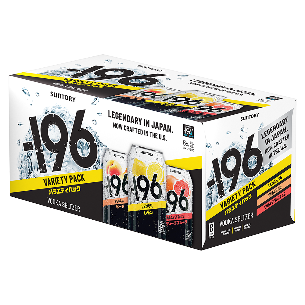 サントリーミュージアムパッケージ 196 Vodka Seltzer Variety Pack | Minus196