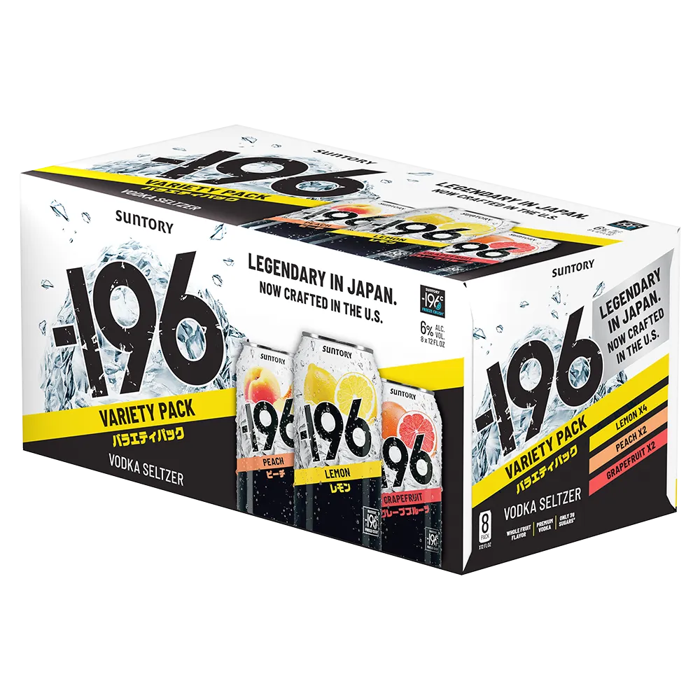 196 Vodka Seltzer Variety Pack | Minus196