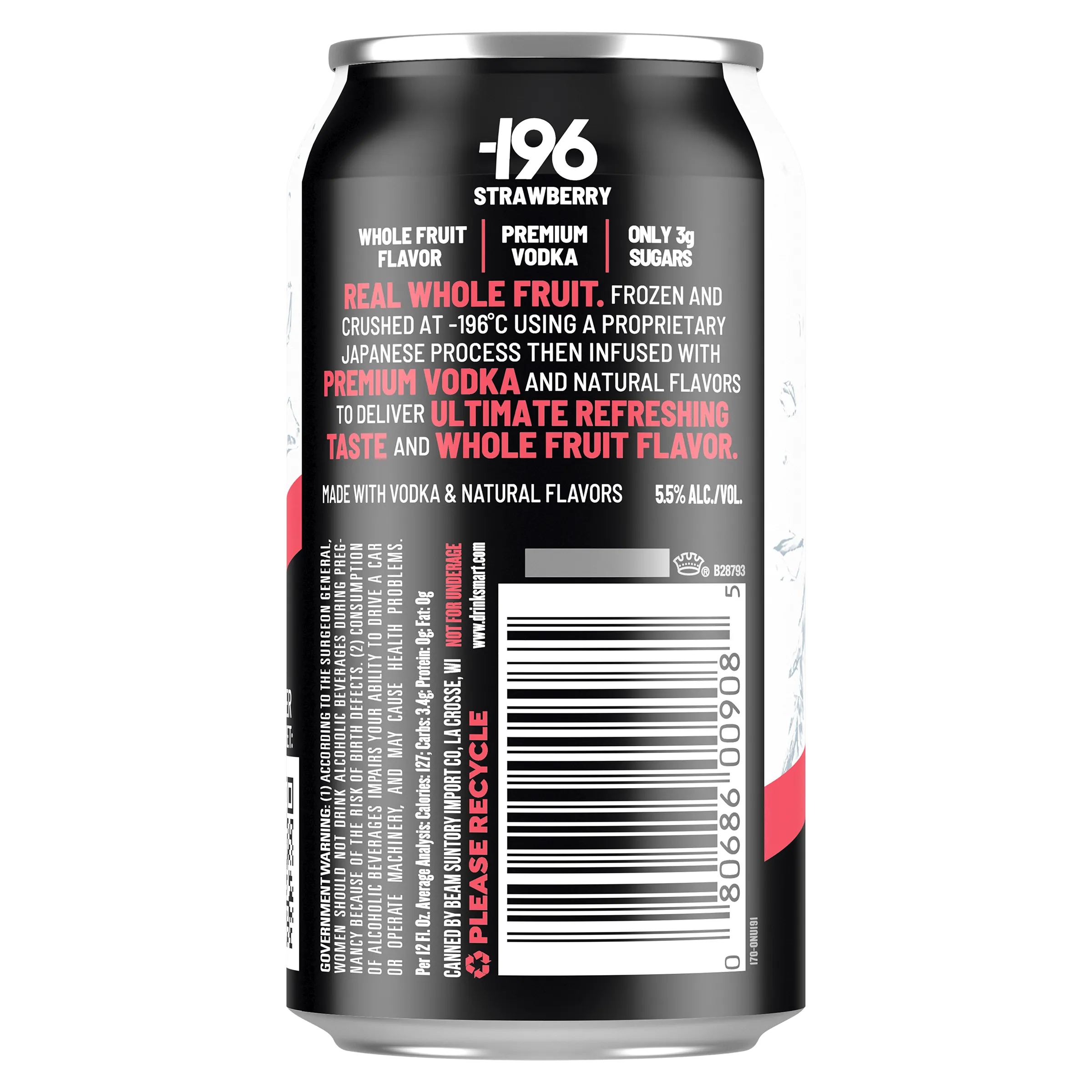 minus 196 strawberry back