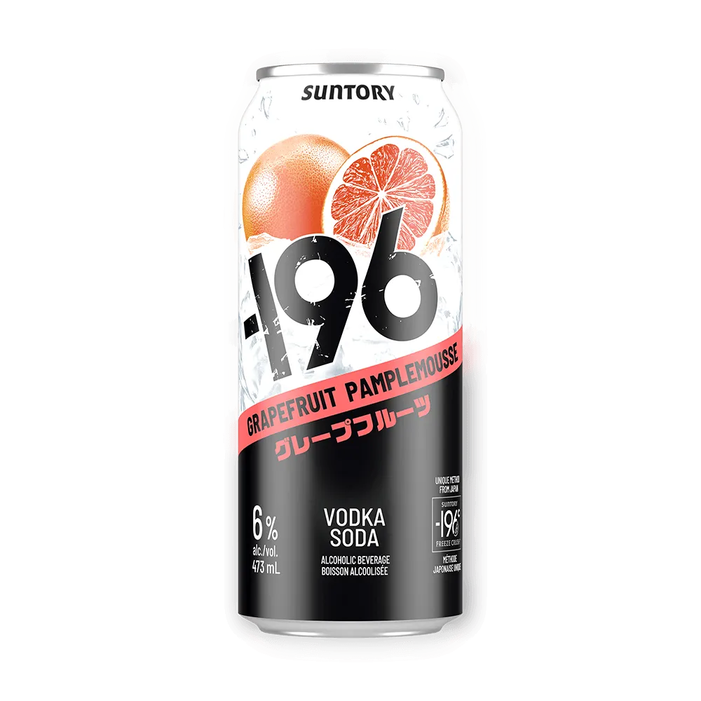 Vodka Soda Grapefruit Tall Can 473ml Ice Splash Grapefruit Slice 196