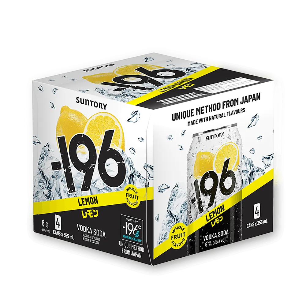 Vodka Soda Lemon Pack Ice Splash Graphics 196