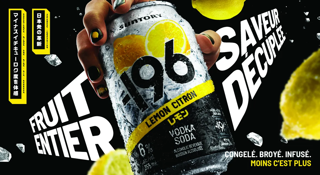 Hand Holding Lemon Can 355ml Ice Splash Bold Text 196